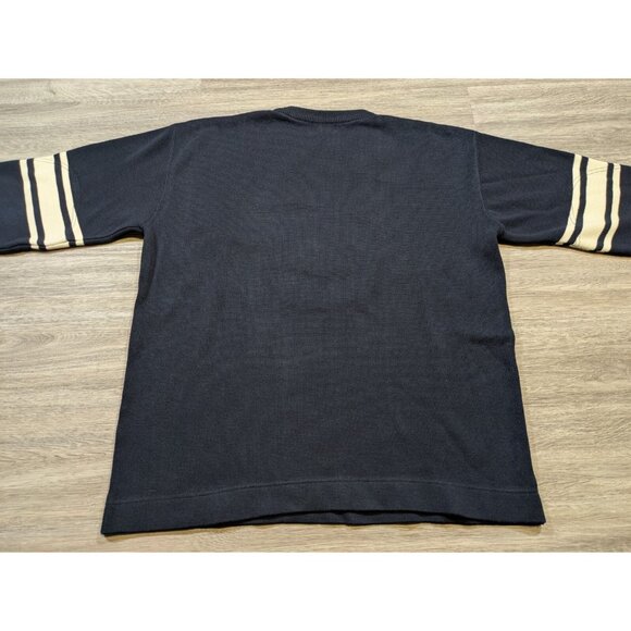 Vintage Bulletin Men's Large Hockey Night in Canada Jersey Sweater Knit NHL CBC - Picture 7 of 10